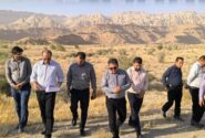 بازدید فرماندار عسلویه از زمین ۱۵ هکتاری برای احداث نیروگاه خورشیدی در شهر جدید چاه مبارک