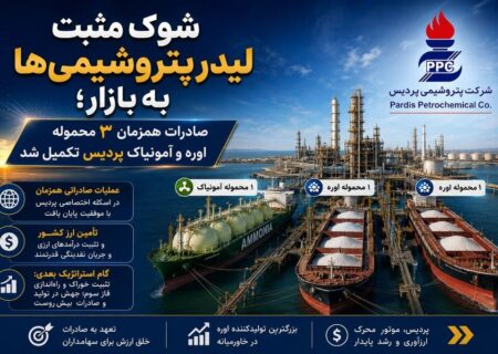 شوک مثبت لیدر پتروشیمی‌ها به بازار؛ صادرات همزمان ۳ محموله اوره و آمونیاک پردیس تکمیل شد