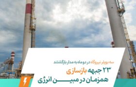 ۲۳ جبهه بازسازی همزمان در مبین انرژی/سه بویلر نیروگاه در دو ماه به مدار بازگشتند
